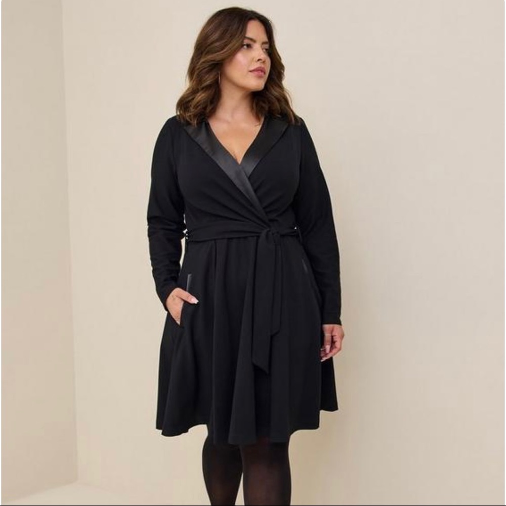 TORRID MINI TUXEDO DRESS